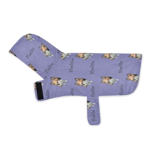 MCHIVER Custom Your Dog Sheltie Hunde-Badetuch, Bademantel, verstellbar, zum Trocknen nach dem Baden, Schwimmen, Trocknen, 50 x 60 cm, Violett MCHIVER Custom Your Dog Sheltie Hunde-Badetuch, Bademantel, verstellbar, zum Trocknen nach dem Baden, Schwimmen, Trocknen, 50 x 60 cm, Violett von MCHIVER