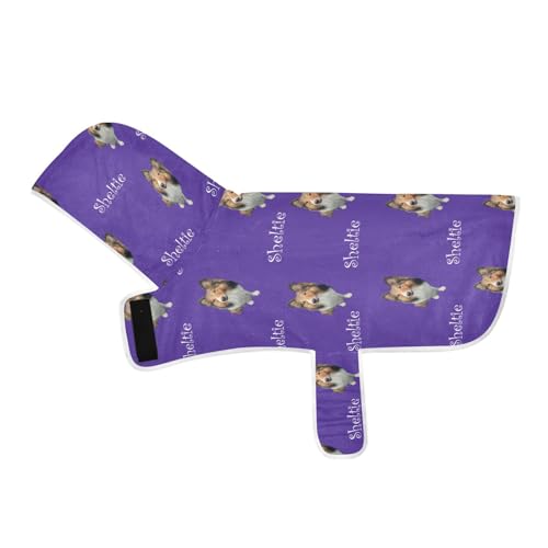 MCHIVER Custom Your Dog Sheltie Hunde-Badetuch, personalisierbar, verstellbar, zum Trocknen nach dem Baden, Schwimmen, Trocknen, 50 x 60 cm, Dunkelviolett MCHIVER Custom Your Dog Sheltie Hunde-Badetuch, personalisierbar, verstellbar, zum Trocknen nach dem Baden, Schwimmen, Trocknen, 50 x 60 cm, Dunkelviolett von MCHIVER