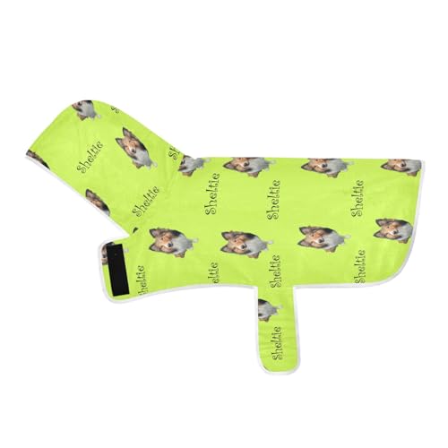 MCHIVER Custom Your Dog Sheltie Hunde-Badetuch, personalisierbar, verstellbar, zum Trocknen von Hunden nach dem Baden, Schwimmen, 50 x 60 cm, Neongelb MCHIVER Custom Your Dog Sheltie Hunde-Badetuch, personalisierbar, verstellbar, zum Trocknen von Hunden nach dem Baden, Schwimmen, 50 x 60 cm, Neongelb von MCHIVER