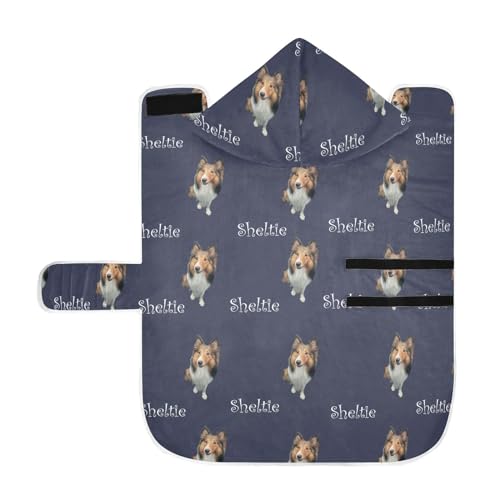 MCHIVER Custom Your Dog Sheltie Hunde-Badetuch, personalisierbar, verstellbar, zum Trocknen von Hunden nach dem Baden, Schwimmen, 60 x 65 cm, Marineblau MCHIVER Custom Your Dog Sheltie Hunde-Badetuch, personalisierbar, verstellbar, zum Trocknen von Hunden nach dem Baden, Schwimmen, 60 x 65 cm, Marineblau von MCHIVER