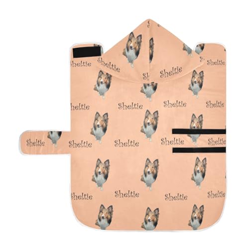 MCHIVER Custom Your Dog Sheltie Hunde-Badetuch, personalisierbar, verstellbar, zum Trocknen von Hunden nach dem Baden, Schwimmen, 60 x 65 cm, pfirsichfarben MCHIVER Custom Your Dog Sheltie Hunde-Badetuch, personalisierbar, verstellbar, zum Trocknen von Hunden nach dem Baden, Schwimmen, 60 x 65 cm, pfirsichfarben von MCHIVER