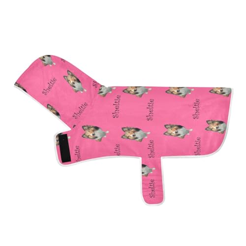 MCHIVER Custom Your Dog Sheltie Hunde-Badetuch, personalisierbar, verstellbar, zum Trocknen von Mänteln, Handtücher, Wickel für Pool, Strand, Schwimmen, Baden, 50 x 60 cm, Neonrosa MCHIVER Custom Your Dog Sheltie Hunde-Badetuch, personalisierbar, verstellbar, zum Trocknen von Mänteln, Handtücher, Wickel für Pool, Strand, Schwimmen, Baden, 50 x 60 cm, Neonrosa von MCHIVER