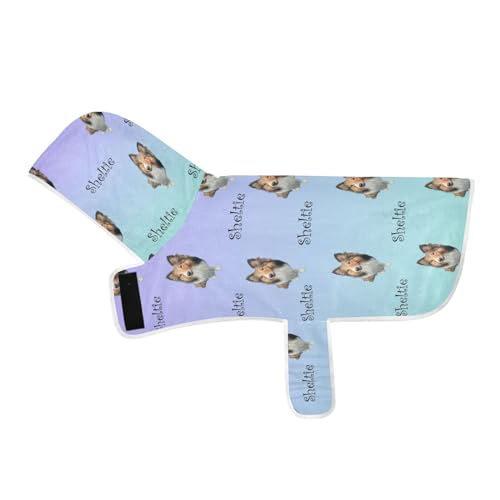 MCHIVER Custom Your Dog Sheltie Hunde-Badetuch mit Farbverlauf, personalisierbar, verstellbar, zum Trocknen, für Schwimmbad, Strand, 50 x 60 cm, Violett / Grün MCHIVER Custom Your Dog Sheltie Hunde-Badetuch mit Farbverlauf, personalisierbar, verstellbar, zum Trocknen, für Schwimmbad, Strand, 50 x 60 cm, Violett / Grün von MCHIVER