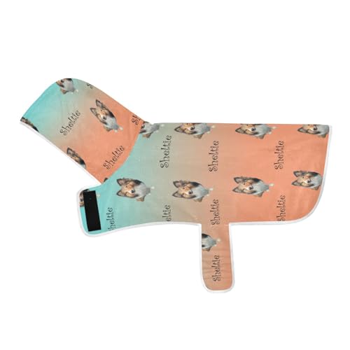 MCHIVER Custom Your Dog Sheltie Hunde-Badetuch mit Farbverlauf, personalisierbar, verstellbar, zum Trocknen von Mänteln, Handtücher, Wickel für Pool, Strand, Schwimmen, Baden, 50 x 60 cm, Orange / MCHIVER Custom Your Dog Sheltie Hunde-Badetuch mit Farbverlauf, personalisierbar, verstellbar, zum Trocknen von Mänteln, Handtücher, Wickel für Pool, Strand, Schwimmen, Baden, 50 x 60 cm, Orange / von MCHIVER