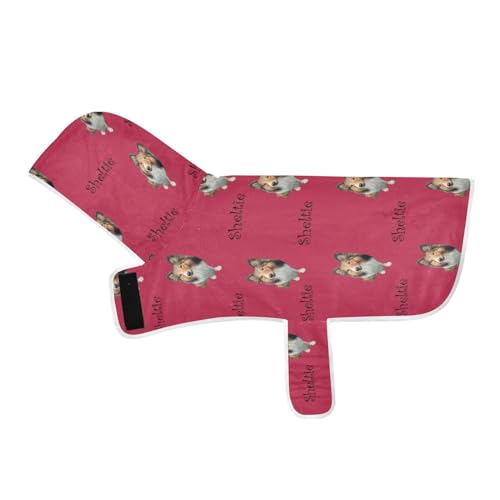 MCHIVER Custom Your Dog Sheltie Viva Hunde-Badetuch, personalisierbar, verstellbar, zum Trocknen von Mänteln, Handtüchern, Wickeltücher zum Baden, Schwimmbad, Strand, 50 x 60 cm, Magenta / Rot MCHIVER Custom Your Dog Sheltie Viva Hunde-Badetuch, personalisierbar, verstellbar, zum Trocknen von Mänteln, Handtüchern, Wickeltücher zum Baden, Schwimmbad, Strand, 50 x 60 cm, Magenta / Rot von MCHIVER