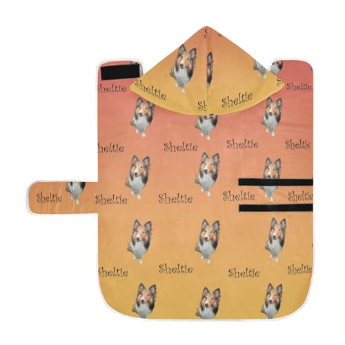 MCHIVER Hunde-Badetuch mit Farbverlauf, personalisierbar, verstellbar, für Pool, Baden, Strand, Schwimmen, 60 x 65 cm, Gelb / Orange MCHIVER Hunde-Badetuch mit Farbverlauf, personalisierbar, verstellbar, für Pool, Baden, Strand, Schwimmen, 60 x 65 cm, Gelb / Orange von MCHIVER