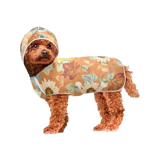 MCHIVER Hunde-Badetuch mit Kapuze, schnelltrocknend, verstellbar, für kleine, mittelgroße und große Hunde, 60 x 65 cm MCHIVER Hunde-Badetuch mit Kapuze, schnelltrocknend, verstellbar, für kleine, mittelgroße und große Hunde, 60 x 65 cm von MCHIVER