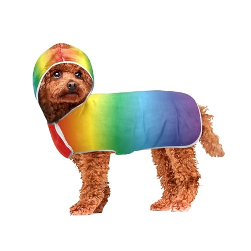 MCHIVER Hunde-Badetuch mit Kapuze, schnelltrocknend, verstellbar, zum Trocknen von Hunden, 50 x 60 cm MCHIVER Hunde-Badetuch mit Kapuze, schnelltrocknend, verstellbar, zum Trocknen von Hunden, 50 x 60 cm von MCHIVER