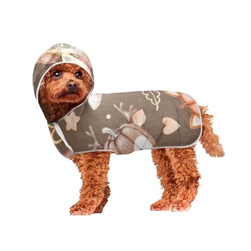 MCHIVER Hunde-Badetuch mit Kapuze, schnelltrocknend, verstellbar, zum Trocknen von Hunden, Mäntel, Handtücher, Wraps für Schwimmen, Baden, Pool, Strand, 50 x 60 cm MCHIVER Hunde-Badetuch mit Kapuze, schnelltrocknend, verstellbar, zum Trocknen von Hunden, Mäntel, Handtücher, Wraps für Schwimmen, Baden, Pool, Strand, 50 x 60 cm von MCHIVER