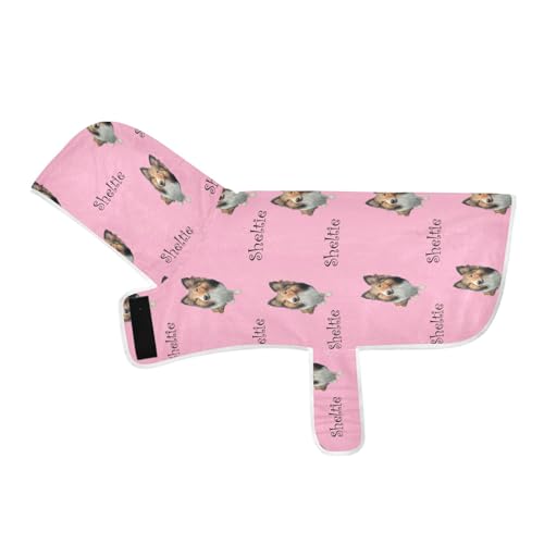 MCHIVER Individuell gestalteter Hunde-Bademantel, personalisierbar, verstellbar, zum Trocknen von Hunden, Mänteln, Handtücher, Wickel für Strand, Pool, Schwimmen, Baden, 50 x 60 cm, Rosa MCHIVER Individuell gestalteter Hunde-Bademantel, personalisierbar, verstellbar, zum Trocknen von Hunden, Mänteln, Handtücher, Wickel für Strand, Pool, Schwimmen, Baden, 50 x 60 cm, Rosa von MCHIVER