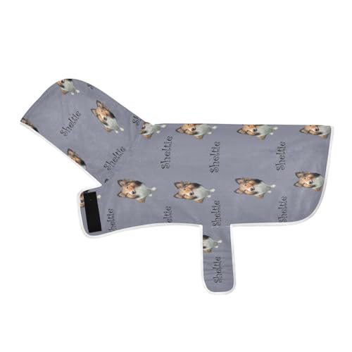 MCHIVER Individueller Hunde-Bademantel, personalisierbar, verstellbar, zum Trocknen von Mänteln, Handtüchern für große, mittelgroße und kleine Hunde, 50 x 60 cm, Grau MCHIVER Individueller Hunde-Bademantel, personalisierbar, verstellbar, zum Trocknen von Mänteln, Handtüchern für große, mittelgroße und kleine Hunde, 50 x 60 cm, Grau von MCHIVER