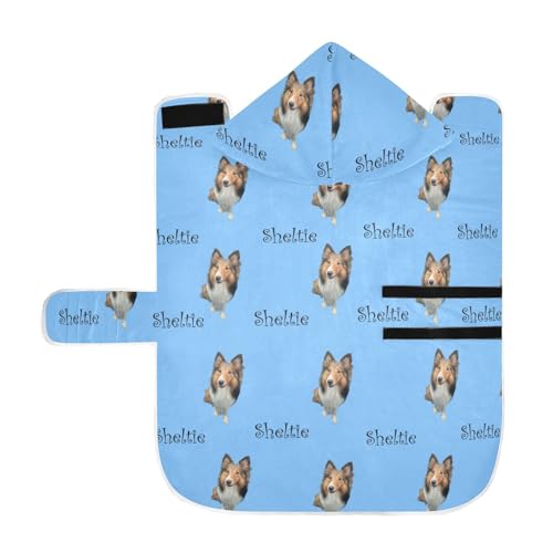 MCHIVER Individuelles Hunde-Badetuch für Hunde, verstellbar, für Strand, Pool, Schwimmen, Baden, 60 x 65 cm, Seeblau MCHIVER Individuelles Hunde-Badetuch für Hunde, verstellbar, für Strand, Pool, Schwimmen, Baden, 60 x 65 cm, Seeblau von MCHIVER