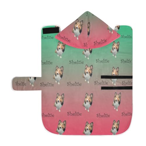 MCHIVER Individuelles Hunde-Badetuch mit grün-rotem Farbverlauf, personalisierbar, verstellbar, zum Trocknen von Mänteln, Handtüchern für Strand, Baden, Pool, Schwimmen, 60 x 65 cm MCHIVER Individuelles Hunde-Badetuch mit grün-rotem Farbverlauf, personalisierbar, verstellbar, zum Trocknen von Mänteln, Handtüchern für Strand, Baden, Pool, Schwimmen, 60 x 65 cm von MCHIVER