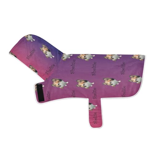 MCHIVER Personalisierbares Hunde-Badetuch mit Farbverlauf, verstellbar, für Pool, Strand, Schwimmen, Baden, 50 x 60 cm, Violett / Blau MCHIVER Personalisierbares Hunde-Badetuch mit Farbverlauf, verstellbar, für Pool, Strand, Schwimmen, Baden, 50 x 60 cm, Violett / Blau von MCHIVER