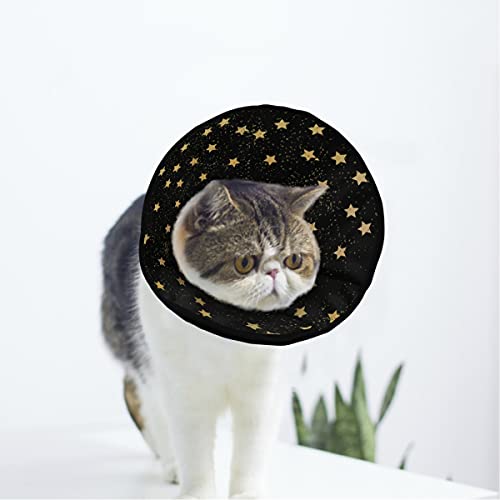MCHIVER Star Sky Weiches Halsband für Katzen und Hunde, verstellbar, für die Wundheilung, Schutz nach Operationen von MCHIVER