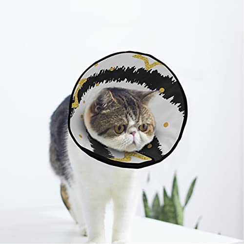 MCHIVER Sterpped Soft Cat Dog Recovery Collar Adjustable Cat Cone Wundheilung Protective After Operation for Large/Medium/Small Dogs Cat von MCHIVER