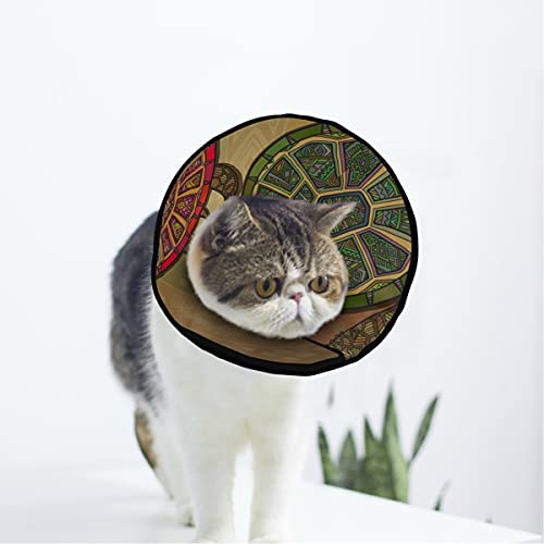 MCHIVER Turtles Weiches Halsband für Katzen und Hunde, verstellbar, zur Wundheilung, Schutz nach Operationen, für kleine Hunde von MCHIVER