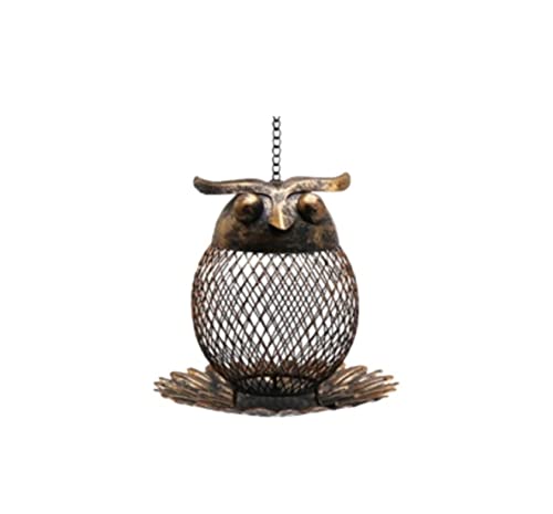 MCLIUJIA Futterhaus Für Vögel Garden Vintage-Vogelhäuschen in Katzenform aus Metall für Garten-Rasen-Dekoration im Freien von MCLIUJIA