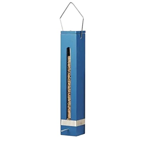 MCLIUJIA Futterhaus Für Vögel Garden Vogelfutterstation Aus Holz Für Den Außenbereich, Garten, Hof, Dekorative Ornamente, Vogelfutterstation(Blue) von MCLIUJIA