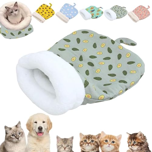 Bequemes Haustierbett, Katzenschlafsack für drinnen, Katzenschlafsack für drinnen, Welpenhaus für kleine Hunde, warmes Höhlenbett für kleine Katzen und Hunde Bequemes Haustierbett, Katzenschlafsack für drinnen, Katzenschlafsack für drinnen, Welpenhaus für kleine Hunde, warmes Höhlenbett für kleine Katzen und Hunde von MCNZNJONV
