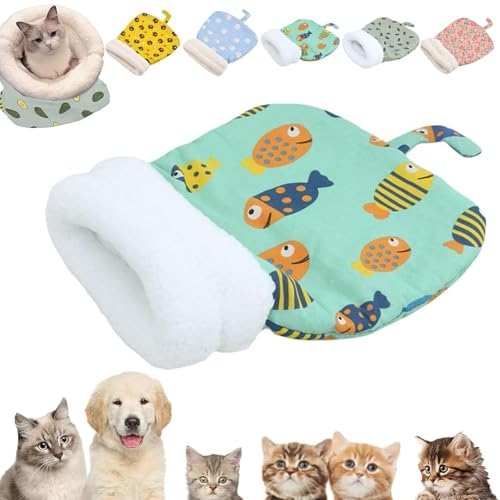 Bequemes Haustierbett, Katzenschlafsack für drinnen, Katzenschlafsack für drinnen, Welpenhaus für kleine Hunde, warmes Höhlenbett für kleine Katzen und Hunde Bequemes Haustierbett, Katzenschlafsack für drinnen, Katzenschlafsack für drinnen, Welpenhaus für kleine Hunde, warmes Höhlenbett für kleine Katzen und Hunde von MCNZNJONV
