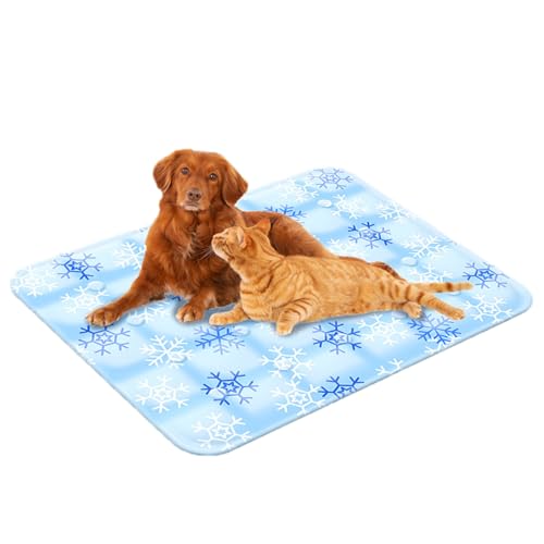 MCPTSN Kühlmatte für Hunde und Katzen (Blau, M) von MCPTSN