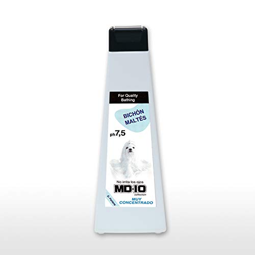 Hundeshampoo Gegen Juckreiz für Malteser Hund mit Vitamin D-Panthenol - Feuchtigkeitsspendend und Dermoschützend - Verstärkt die natürliche Weiße Farbe des Haares - 750ml - MD-10 COLLECTION Hundeshampoo Gegen Juckreiz für Malteser Hund mit Vitamin D-Panthenol - Feuchtigkeitsspendend und Dermoschützend - Verstärkt die natürliche Weiße Farbe des Haares - 750ml - MD-10 COLLECTION von MD-10 COLLECTION