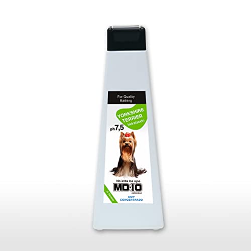 MD10 Hundeshampoo Gegen Geruch - Shampoo für Hunde - Hundeshampoo gegen juckreiz - Hunde Shampoo fellpflege Yorkshire Terrier - Hundeshampoo sensitiv Vegan und biologisch abbaubar 750ml von MD-10 COLLECTION