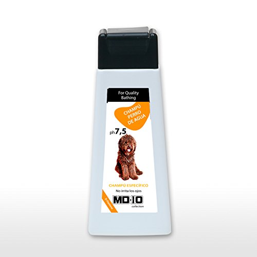 MD-10 Collection Hundeshampoo Gegen Geruch - Hundeshampoo braunes Haar - Hundeshampoo gegen juckreiz - Hunde Shampoo fellpflege Spanischer Wasserhund - hundeshampoo sensitiv 300ml von MD-10 COLLECTION