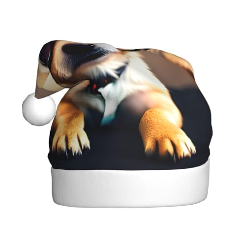 Chihuahua-Brille für Hunde, 1 Stück, Weihnachtsmannmützen-Set für Erwachsene, Männer und Frauen, Weihnachten für Weihnachten, Neujahr, Party, Kopfbedeckung Chihuahua-Brille für Hunde, 1 Stück, Weihnachtsmannmützen-Set für Erwachsene, Männer und Frauen, Weihnachten für Weihnachten, Neujahr, Party, Kopfbedeckung von MDATT
