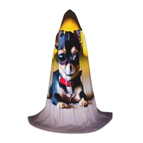 Chihuahua-Umhang für Halloween, volle Länge, mit Kapuze, Uni, langer Umhang für Halloween, Karneval Chihuahua-Umhang für Halloween, volle Länge, mit Kapuze, Uni, langer Umhang für Halloween, Karneval von MDATT