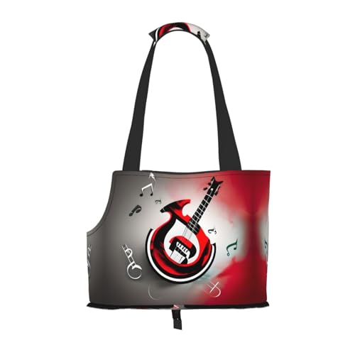 Musik-Symbol-Druck-Haustier-tragbare Umhängetasche, faltbare Haustiertasche 13,4 x 6,1 x 10,2 Zoll für U-Bahn/Einkaufen/Wandern Musik-Symbol-Druck-Haustier-tragbare Umhängetasche, faltbare Haustiertasche 13,4 x 6,1 x 10,2 Zoll für U-Bahn/Einkaufen/Wandern von MDATT