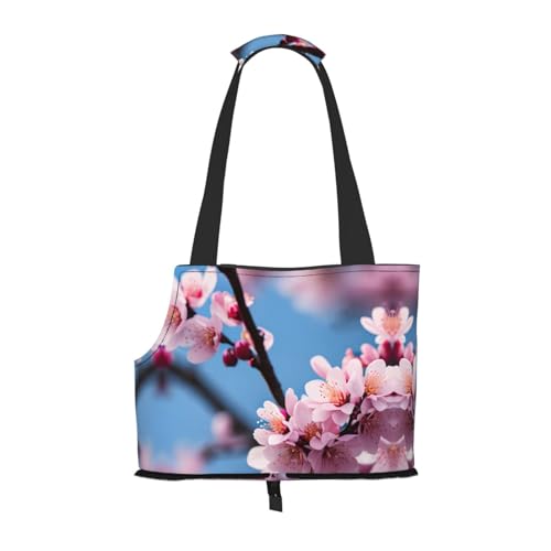 Pflaumenblüten-Druck Haustier tragbare Umhängetasche Faltbare Haustiertasche 13,4 x 6,1 x 10,2 Zoll für U-Bahn/Einkaufen/Wandern Pflaumenblüten-Druck Haustier tragbare Umhängetasche Faltbare Haustiertasche 13,4 x 6,1 x 10,2 Zoll für U-Bahn/Einkaufen/Wandern von MDATT