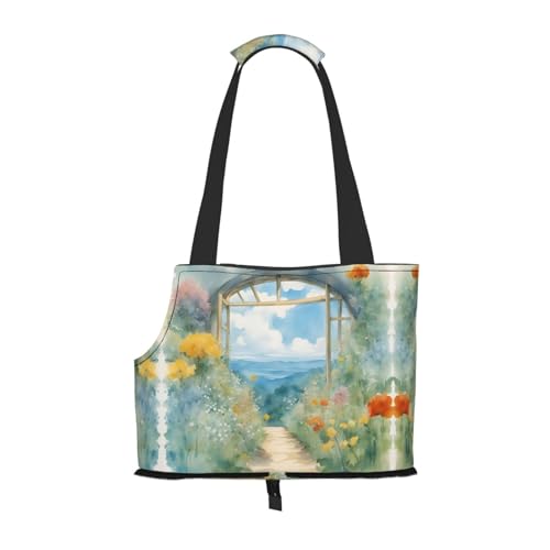 Season Aquarelle von Kräutern Blumen Druck Haustier Tragbare Umhängetasche Faltbare Haustiertasche 13,4 x 6,1 x 10,2 Zoll für U-Bahn/Einkaufen/Wandern Season Aquarelle von Kräutern Blumen Druck Haustier Tragbare Umhängetasche Faltbare Haustiertasche 13,4 x 6,1 x 10,2 Zoll für U-Bahn/Einkaufen/Wandern von MDATT