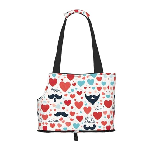 Vatertag Love Dad Print Haustier Tragbare Umhängetasche Faltbare Haustiertasche 13,4 x 6,1 x 10,2 Zoll für U-Bahn/Einkaufen/Wandern Vatertag Love Dad Print Haustier Tragbare Umhängetasche Faltbare Haustiertasche 13,4 x 6,1 x 10,2 Zoll für U-Bahn/Einkaufen/Wandern von MDATT