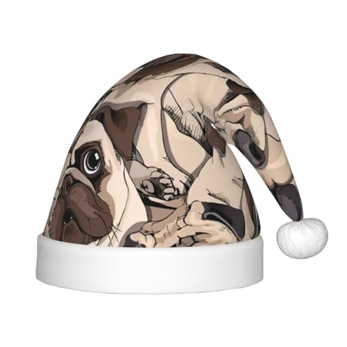 Weihnachtsmütze für Hunde, Weihnachtsmannmützen für Jugendliche, Unisex, Weihnachtsmütze für Neujahr, festliche Feiertagsparty von MDATT