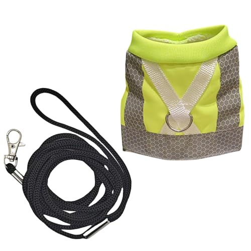 MDHQ Haustier-Vogelweste, Stoff, Training, bequem, Vogelkleidung, Zubehör, Papageienweste mit Leine, reflektierend MDHQ Haustier-Vogelweste, Stoff, Training, bequem, Vogelkleidung, Zubehör, Papageienweste mit Leine, reflektierend von MDHQ