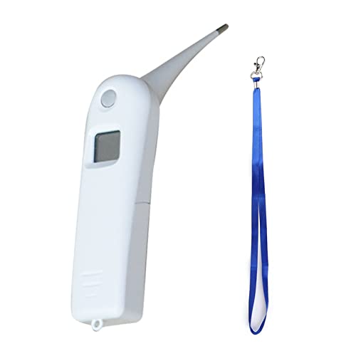 MDHQ Tierärztliche Thermometer, schnelles digitales Haustier-Thermometer für Schweine, Rinder, Schafe, Hunde, Pferd, inklusive Batterie-Aufhängeseil MDHQ Tierärztliche Thermometer, schnelles digitales Haustier-Thermometer für Schweine, Rinder, Schafe, Hunde, Pferd, inklusive Batterie-Aufhängeseil von MDHQ