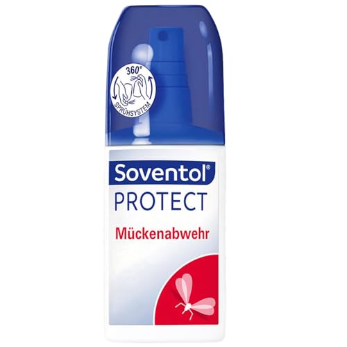 Soventol Protect Mücke Intensiv-Schutzspray 100 ml zur Mückenabwehr - wasserbeständig - ab 1 Jahr - gut verträglich - angenehmer Geruch von Soventol