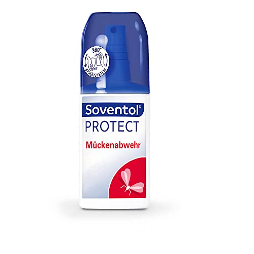 Soventol Protect Mücke Intensiv-Schutzspray 100 ml zur Mückenabwehr - wasserbeständig - ab 1 Jahr - gut verträglich - angenehmer Geruch von Soventol