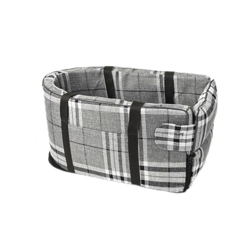 Auto-Mittelkonsole, Haustier-Sitzerhöhung für kleine Hunde, inklusive Sicherheitsgurten, Reisen, rutschfest, atmungsaktiv, Haustier, Hund, Katze, Autositz, Armlehne, Sicherheitsträger mit Griff Auto-Mittelkonsole, Haustier-Sitzerhöhung für kleine Hunde, inklusive Sicherheitsgurten, Reisen, rutschfest, atmungsaktiv, Haustier, Hund, Katze, Autositz, Armlehne, Sicherheitsträger mit Griff von MEET- ORIGIN