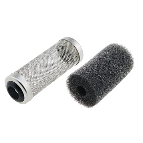 MEETOOT Aquarium-Filterschutz aus Edelstahl, 12 mm, Schwarz, Vorfilter-Schwamm, Aquarium-Filter-Schutz-Abdeckung, Set für Aquarium-Einlass, Teich MEETOOT Aquarium-Filterschutz aus Edelstahl, 12 mm, Schwarz, Vorfilter-Schwamm, Aquarium-Filter-Schutz-Abdeckung, Set für Aquarium-Einlass, Teich von MEETOOT