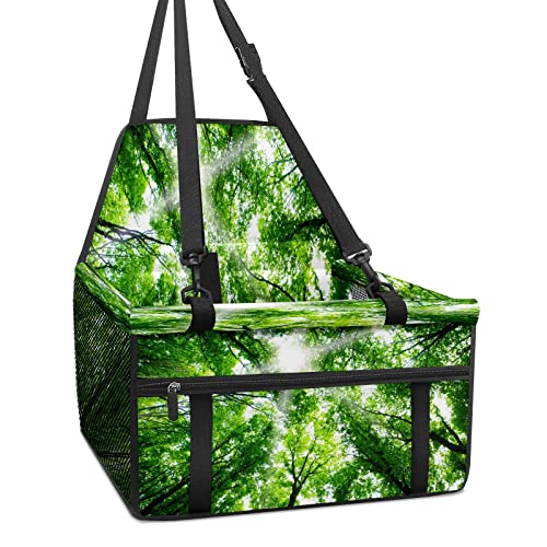 Hundeautositz, Treetop Hundeautositz für kleine Hunde, faltbar, tragbar, mit stabilem PVC-Rahmen, perfekt für kleine Haustiere Hundeautositz, Treetop Hundeautositz für kleine Hunde, faltbar, tragbar, mit stabilem PVC-Rahmen, perfekt für kleine Haustiere von MEHOM