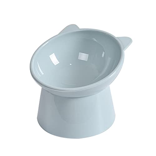 MEIBAOGE 45 Grad geneigter Katzen-Hundenapf Futter-Futterbehälter rutschfeste Unterseite Haustier-Feeder,Abendessen-Teller-Blau MEIBAOGE 45 Grad geneigter Katzen-Hundenapf Futter-Futterbehälter rutschfeste Unterseite Haustier-Feeder,Abendessen-Teller-Blau von MEIBAOGE