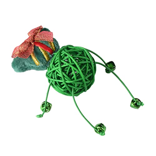 MEIBAOGE Bunte Rattan-Kugeln mit Glocken und für interaktives Spielzeug, Verbesserung der körperlichen und geistigen Gesundheit MEIBAOGE Bunte Rattan-Kugeln mit Glocken und für interaktives Spielzeug, Verbesserung der körperlichen und geistigen Gesundheit von MEIBAOGE