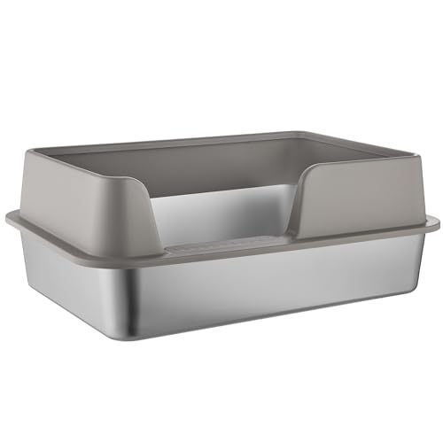 MEIBAOGE Katzentoilette aus Edelstahl, für Katzen, Kaninchen, Geruchskontrolle, glatte Oberflächen, Edelstahl-Katzentoiletten MEIBAOGE Katzentoilette aus Edelstahl, für Katzen, Kaninchen, Geruchskontrolle, glatte Oberflächen, Edelstahl-Katzentoiletten von MEIBAOGE