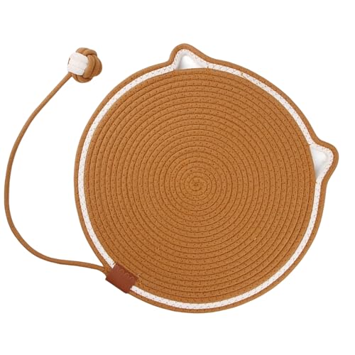 MEIBAOGE Kratzmatte Interaktion Kratzkissen Spielzeug Baumwollseil Katzen Kratzmatte Möbel Schutzkratzer MEIBAOGE Kratzmatte Interaktion Kratzkissen Spielzeug Baumwollseil Katzen Kratzmatte Möbel Schutzkratzer von MEIBAOGE