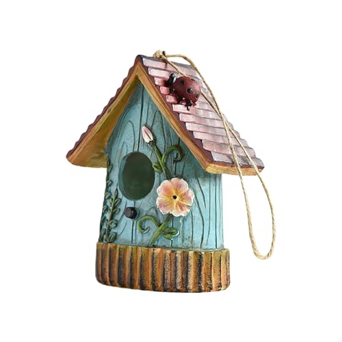 MEIBAOGE Vogelnest Käfig, lackiertes Nest Unterschlupf Nest Kolibri Outdoor Verstecke Nest für kleine Größe Vogelzubehör von MEIBAOGE