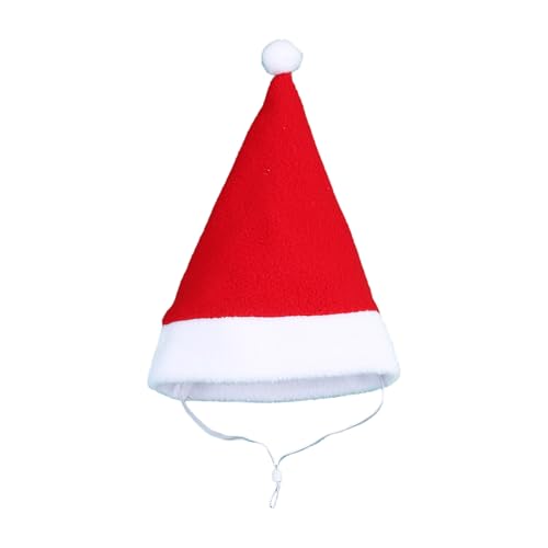 Plüsch-Weihnachtsmütze für Hunde und Katzen, Urlaubskostüm, Kappen für große Rassen, verstellbare Haustier-Weihnachtsmannmütze, Party-Kopfpie Plüsch-Weihnachtsmütze für Hunde und Katzen, Urlaubskostüm, Kappen für große Rassen, verstellbare Haustier-Weihnachtsmannmütze, Party-Kopfpie von MEIBAOGE