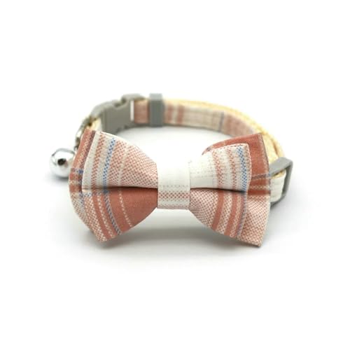 MEIFULLE 1 Stück Süßes Katzenhalsband, kleine Welpen, Katzen, Hundehalsbänder, Schleife, Kätzchenhalsband, Schleifenhalsband mit Glöckchen für Hunde, Chihuahua, Heimtierbedarf von MEIFULLE